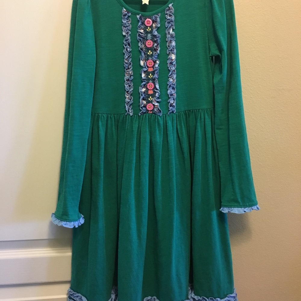 Matilda Jane Family Tree Dress w Be Merry Tights